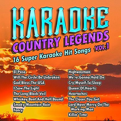 Karaoke Country Legends Vol. 1 - CD Audio