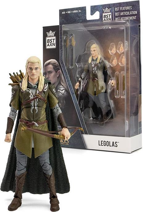 The Il Signore Degli Anelli Bst Axn Action Figura Legolas 13 Cm The Loyal Subjects - 4