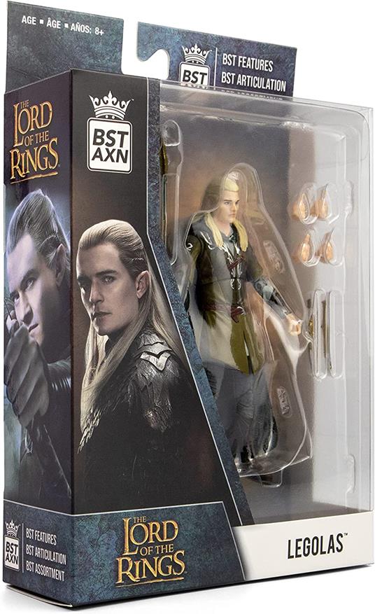 The Il Signore Degli Anelli Bst Axn Action Figura Legolas 13 Cm The Loyal Subjects - 5