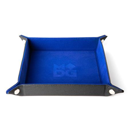 FanRoll - Folding Dice Tray - Velvet Blue - 2