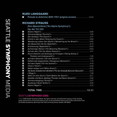 Prelude To Antichrist - CD Audio di Rued Langgaard - 2