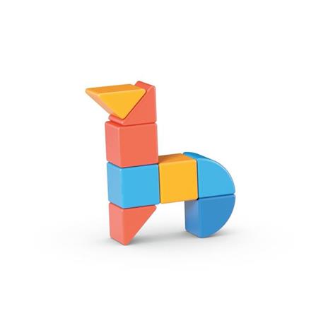 Geomag: Magicube 3 Shapes Recycled Animals 9 Pz - 9