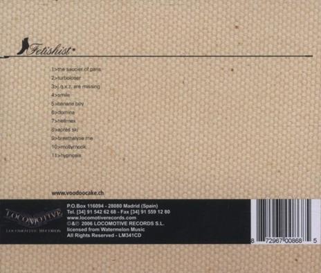Fetishist - CD Audio di Voodoocake - 2