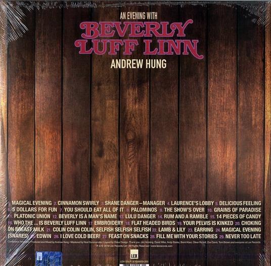 An Evening with Beverly Luff Linn (Colonna sonora) - Vinile LP di Andrew Hung - 2