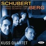 Quartetto per archi D887 / Quartetto per archi op.3 - CD Audio di Alban Berg,Franz Schubert,Kuss Quartett