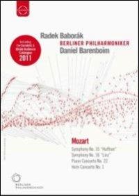 Daniel Barenboim Plays Mozart - DVD di Wolfgang Amadeus Mozart,Berliner Philharmoniker,Radek Baborak,Daniel Barenboim
