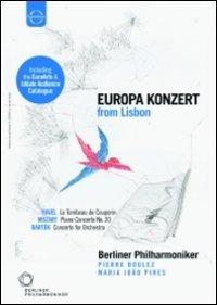 Europa Konzert From Lisbon (DVD) - DVD di Pierre Boulez,Emmanuelle Haim,Claude Debussy,Bela Bartok,Berliner Philharmoniker,Maria Joao Pires