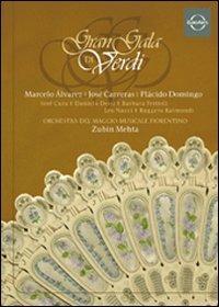 Verdi Gala. Greatest Opera. Arias by Giuseppe Verdi (DVD) - DVD di Placido Domingo,Marcelo Alvarez,José Carreras,José Cura,Giuseppe Verdi,Zubin Mehta,Pierre Perchaud