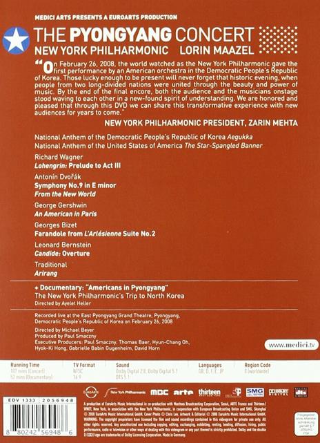 The Pyongyang Concert (DVD) - DVD di Lorin Maazel - 2