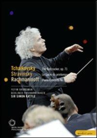 Stravinsky, Rachmaninov, Tchaikovsky (DVD) - DVD di Sergei Rachmaninov,Igor Stravinsky,Berliner Philharmoniker,Simon Rattle,Yefim Bronfman
