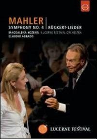 Gustav Mahler. Symphony No. 4 - Rückert Lieder (DVD) - DVD di Gustav Mahler,Wolfgang Amadeus Mozart,Claudio Abbado