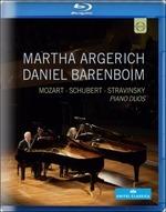 Martha Argerich & Daniel Barenboim: Piano Duos (Blu-ray) - Blu-ray di Wolfgang Amadeus Mozart,Franz Schubert,Igor Stravinsky,Martha Argerich,Daniel Barenboim