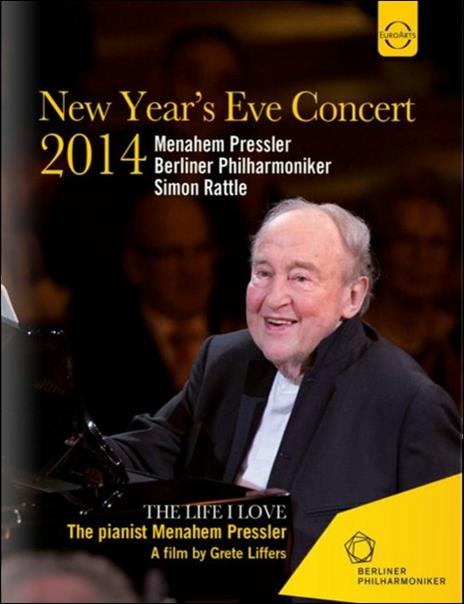 New Year's Eve Concert 2014 (Blu-ray) - Blu-ray di Berliner Philharmoniker,Simon Rattle,Menahem Pressler