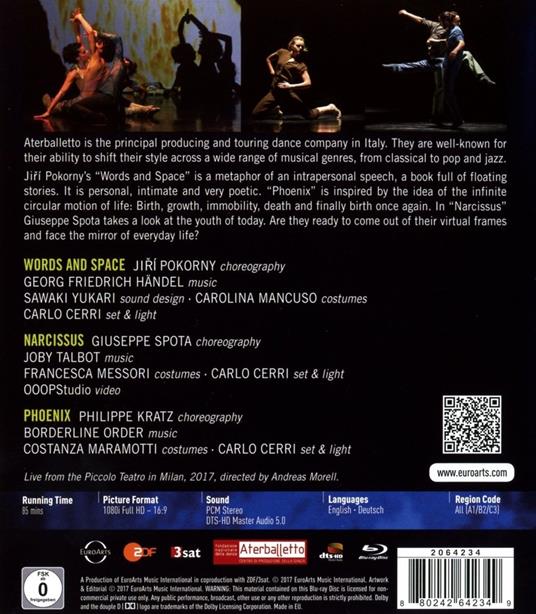 La grande danza. Aterballetto in Milan (Blu-ray) - Blu-ray - 2