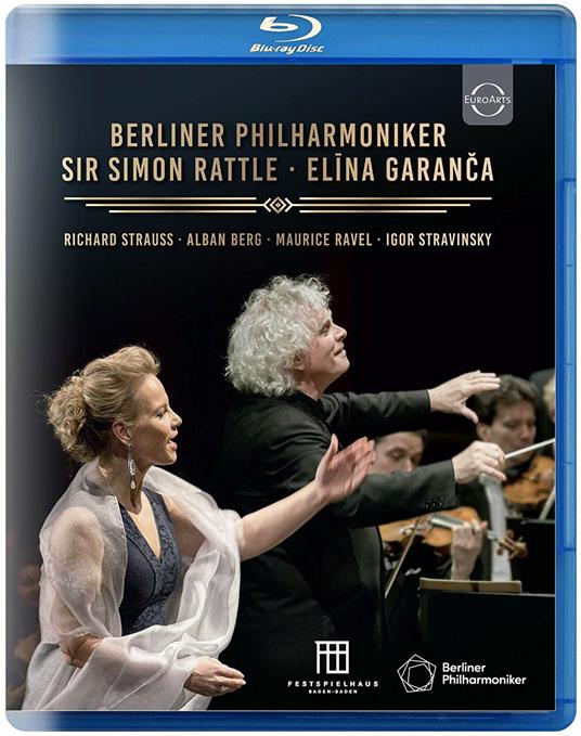 Live from the Festspielhaus Baden-Baden (Blu-ray) - Blu-ray di Alban Berg,Maurice Ravel,Richard Strauss,Igor Stravinsky,Simon Rattle,Swedish Radio Choir