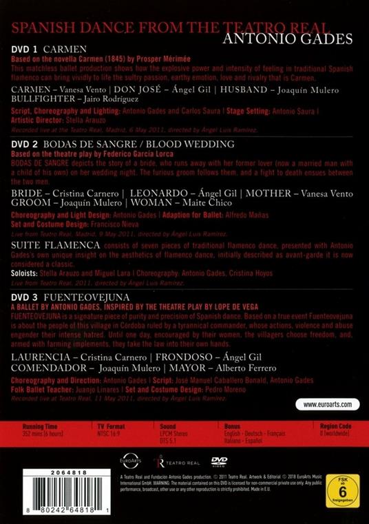 Spanish Dances from the Teatro Real (3 DVD) - DVD - 2
