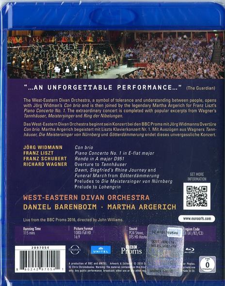 BBC Proms 2016 (Blu-ray) - Blu-ray di Martha Argerich,West-Eastern Divan Orchestra,Daniel Barenboim - 2