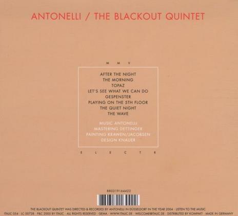 The Blackout Quintet - CD Audio di Antonelli - 2