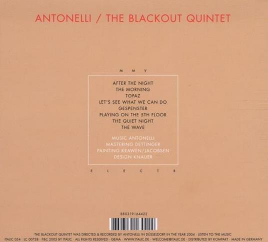 The Blackout Quintet - CD Audio di Antonelli - 2