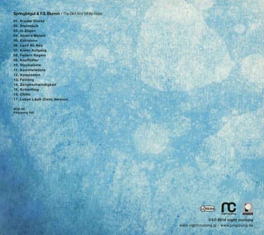 The Bird and White Noise - CD Audio di Springintgut,FS Blumm - 2