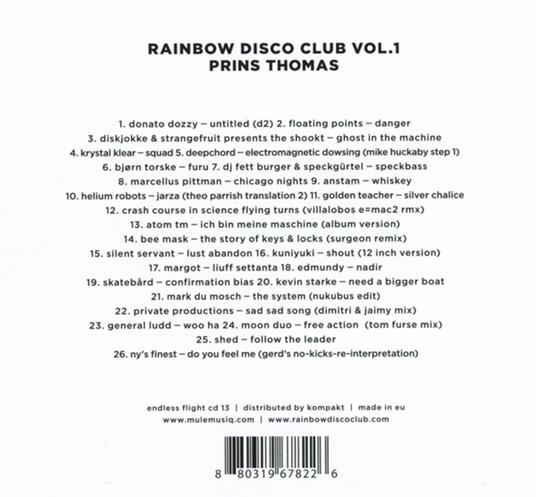 Rainbow Disco Club vol.1 - CD Audio di Prins Thomas - 2
