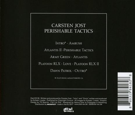 Perishable Tactics - CD Audio di Carsten Jost - 2