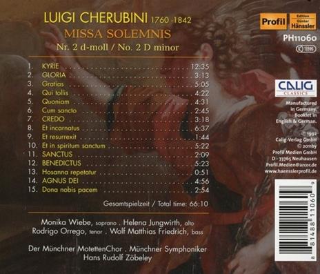 Missa Solemnis - CD Audio di Luigi Cherubini - 3