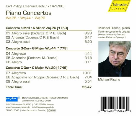 Concerto per pianoforte - CD Audio di Johann Sebastian Bach - 2
