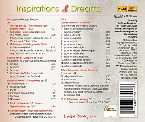 Inspirations & Dreams - CD Audio di Luiza Borac - 3