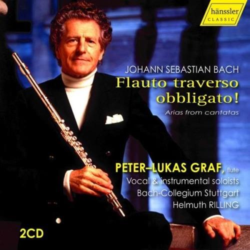 Flauto traverso obbligato! - CD Audio di Johann Sebastian Bach,Bach-Collegium Stoccarda