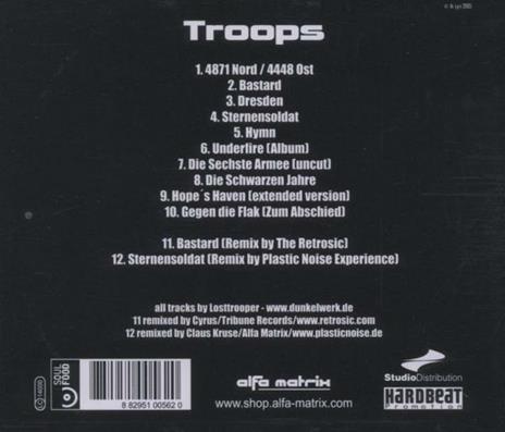 Troops - CD Audio di Dunkelwerk - 2