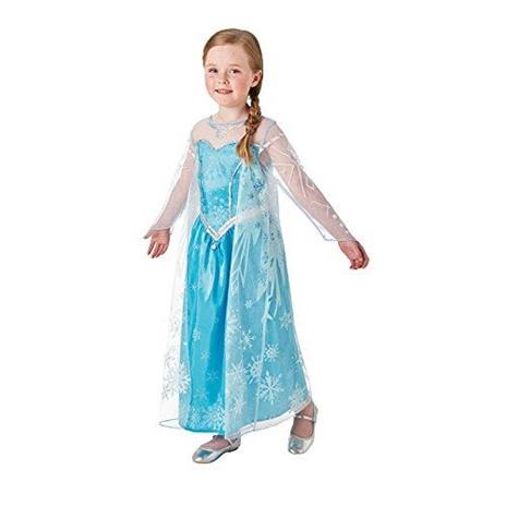 Costume Carnevale Frozen Elsa Deluxe. Taglia L Età 7 8 Anni - Rubie's -  Idee regalo