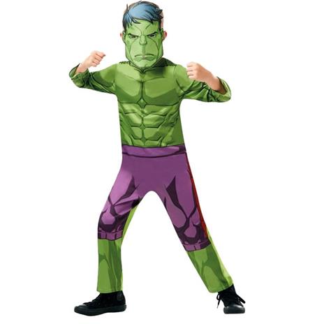 Costume carnevale per bambino hulk tg 7, 8 anni