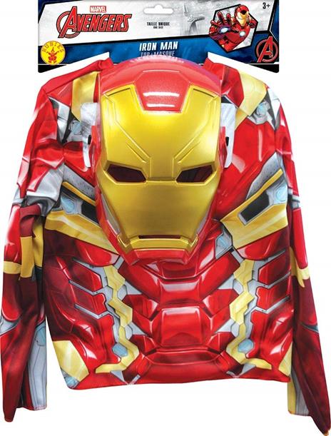 Rubie's 300113 Costume ufficiale Marvel Avengers, travestimento ufficiale Marvel Iron Man, taglia standard