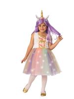 Costume Principessa Shiny Unicorn Taglia S 3-4 anni