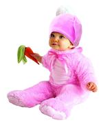 Costume Coniglietta Super Baby 12/18 Mesi Rosa Con Carota Sognaglio Carnevale