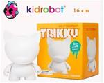Kidrobot Munnyworld Diy 7'''' Medium 16 Cm Pvc Trikky White New Box!!