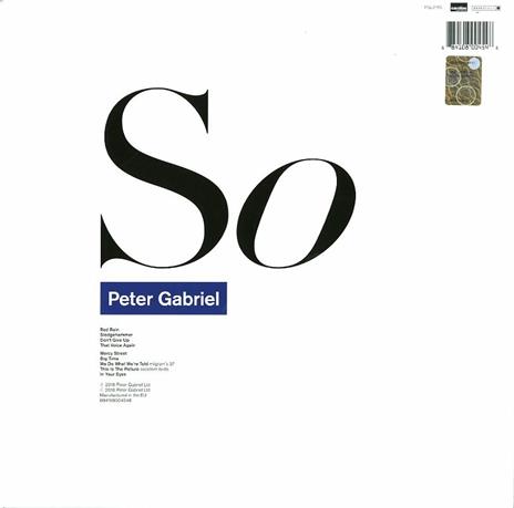 So - Vinile LP di Peter Gabriel - 2