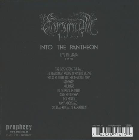 Into the Pantheon - CD Audio di Empyrium - 2