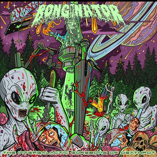 The Intergalactic Gorebong (Gold - Purple Vinyl) - Vinile LP di Bonginator
