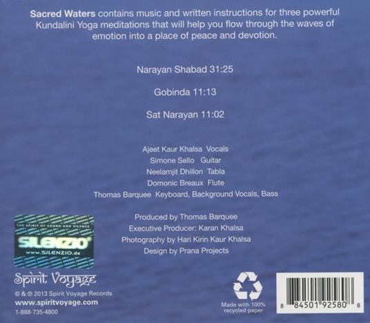 Sacred Waters - CD Audio di Ajeet Kaur - 2