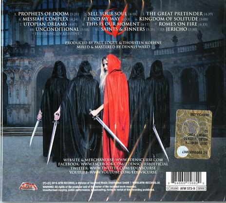 Cardinal - CD Audio di Eden's Curse - 2
