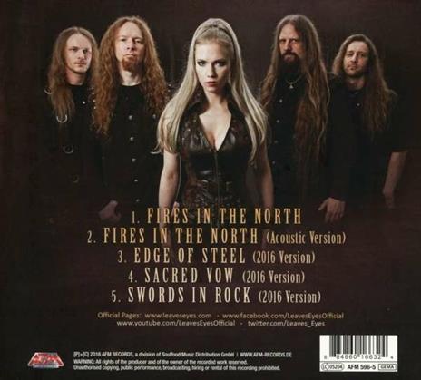 Fires in the North - CD Audio Singolo di Leaves' Eyes - 2