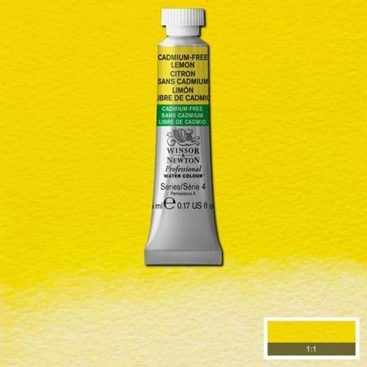 Acquarello Winsor & Newton Pwc Tubo 5ml -giallo Limone Privo Di Cadmio – 898