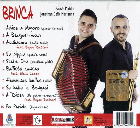 Brinca - CD Audio di Jonathan Della Marianna,Paride Peddio - 2