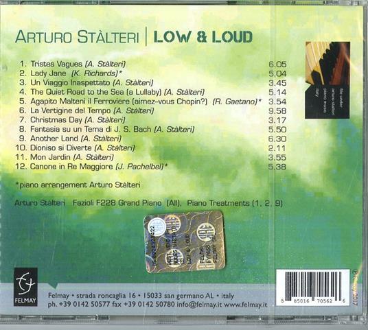 Low & Loud - CD Audio di Arturo Stalteri - 2