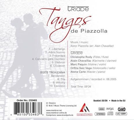 Tangos - CD Audio di Astor Piazzolla - 2