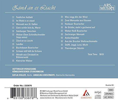 Zünd an es Liacht. Melodie popolari tirolesi - CD Audio di Königswiesener Stubenmusik - 2