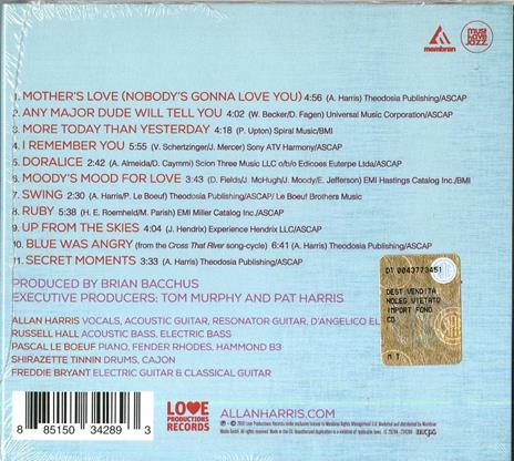 Nobody's Gonna Love You Better - CD Audio di Allan Harris - 2