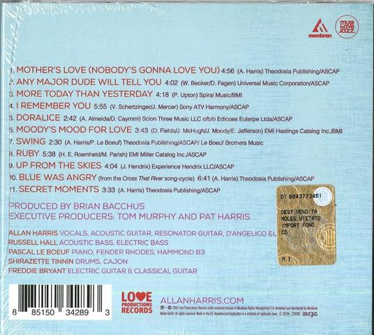 Nobody's Gonna Love You Better - CD Audio di Allan Harris - 2